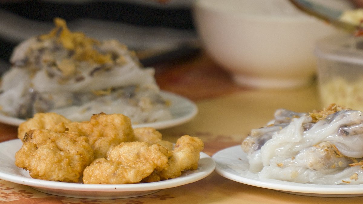 하롱 30년 전통 수제 오징어어묵 bánh cuốn 맛집