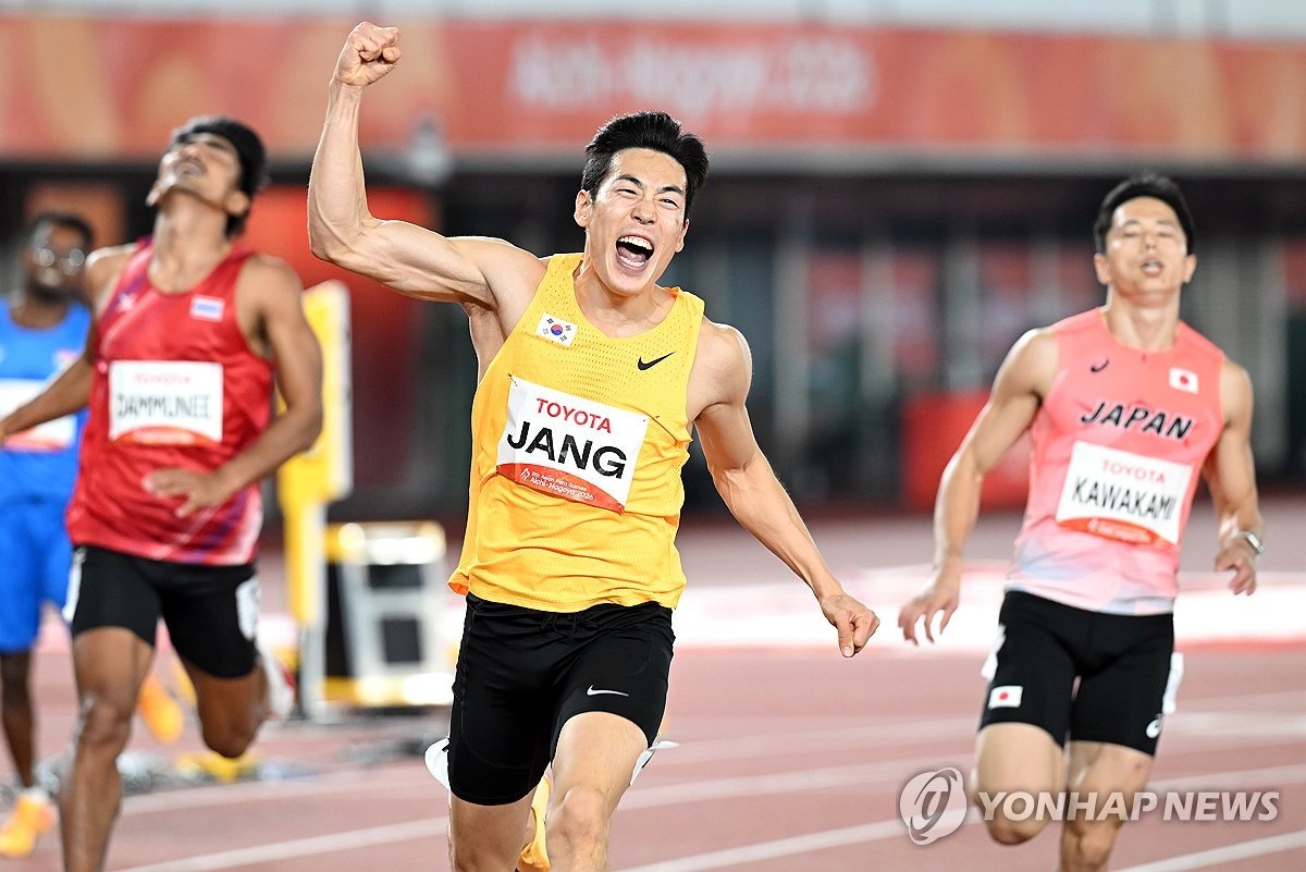 장애인아시안게임 한국, 하루 금메달 9개…장민호 아시아신기록