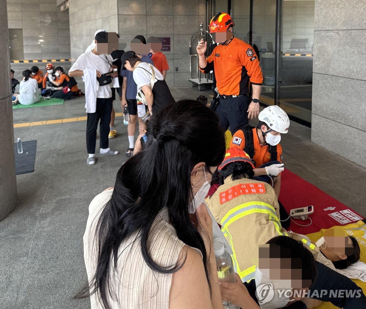제주 5성급 호텔서 염소가스 누출…투숙객 59명 흡입 피해