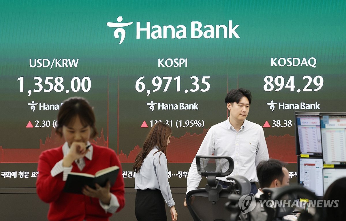코스닥 4.48% 급등…마이크론·반도체 수출 호재에 7천선 턱밑