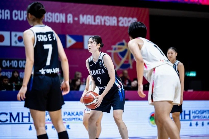 한국 U-18 여자농구, 아시아컵 준결승서 일본에 37점 차 패배