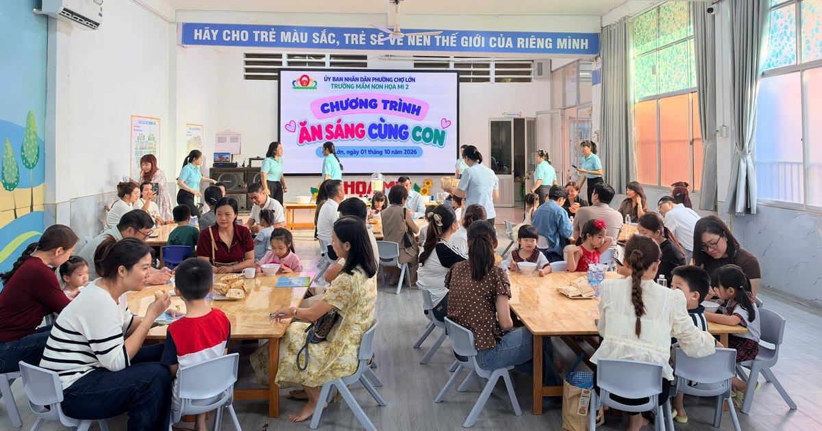 호찌민 학교, 학부모 초청 아침 급식 체험 행사